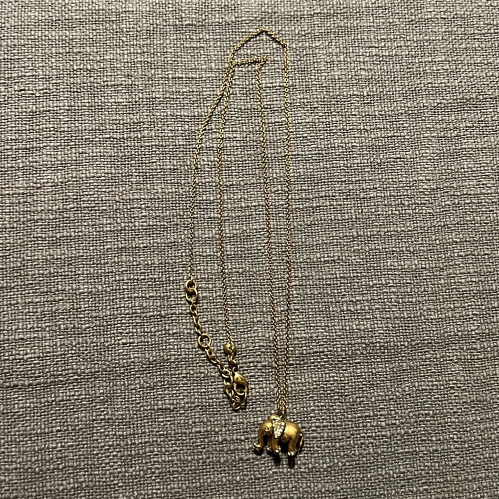 J. Crew Elephant Statement Necklace